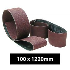 Sanding Belts Al-Oxide 100 x 1220mm 40# - Brown