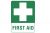 Sign - First Aid 450x300mm Metal