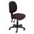 Commercial Grade Medium Back Ergonomic Operator Chair - Black