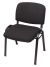 Fabric 4 Leg Visitor Chair With Linking Feature - Black Fabric